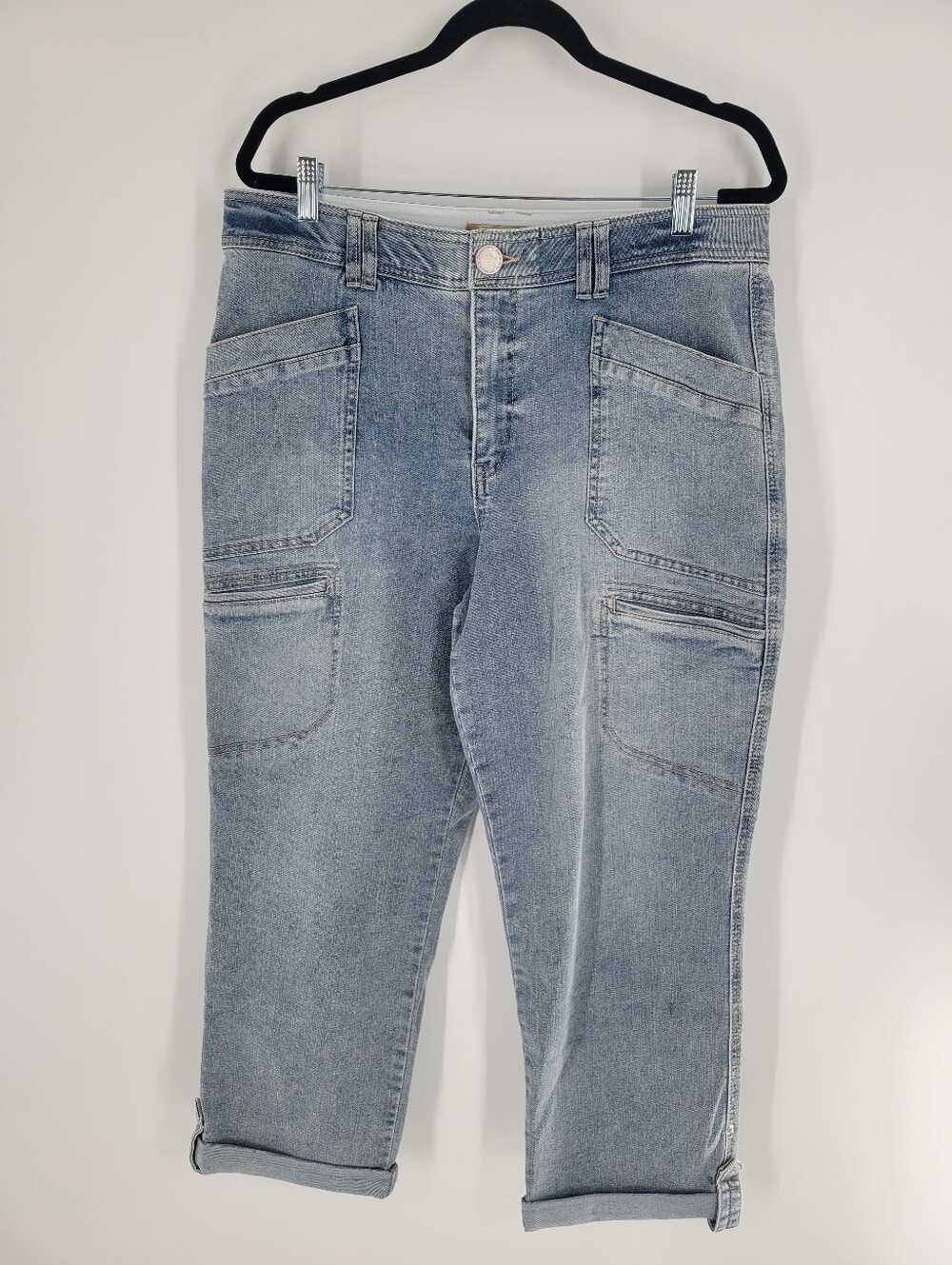 Democracy Light Blue Jeans for Women size 16